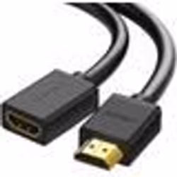 Ugreen 10140, 0,5 m, HDMI Type A (Standard), HDMI Type A (Standard), Compatibilité 3D, 10,2 Gbit/s, Noir