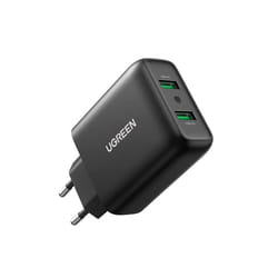 Ugreen 10216 chargeur d'appareils mobiles Universel Noir Secteur Charge rapide Intérieure
