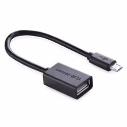 Ugreen 10396, 0,12 m, USB A, Micro-USB B, USB 2.0, 480 Mbit/s, Noir