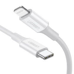 Ugreen 10493 câble Lightning 1 m Blanc