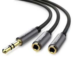 Ugreen 10532 câble audio 0,2 m 3,5mm 2 x 3.5mm Noir