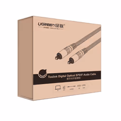 Ugreen 10541 câble audio 3 m TOSLINK Noir