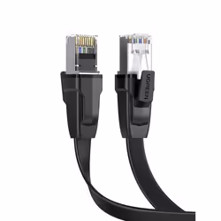 Câble Ethernet Cat 8 - UGREEN - 1M - Débit 40Gbps - Bande passante 2000MHz - Câble plat