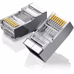 Code produit : 1021046 Fiche modulaire RJ45 8P8C Cat. 6, 5, 5e sont utilisés pour terminer les câbles Internet à paires torsa ...