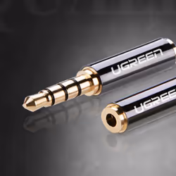Ugreen 20502 changeur de genre de câble 2.5 mm 3,5 mm Noir - Vue supplémentaire 2