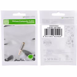 Ugreen 20502 changeur de genre de câble 2.5 mm 3,5 mm Noir - Vue supplémentaire 5