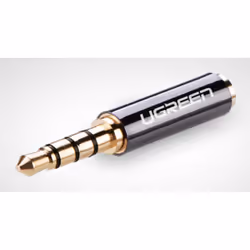 Ugreen 20502 changeur de genre de câble 2.5 mm 3,5 mm Noir - Vue supplémentaire 6
