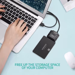 Ugreen 20611, USB 3.0, SATA III, 0,5 m, Noir