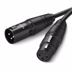 Ugreen 20711, XLR, Mâle, XLR, Femelle, 3 m, Noir