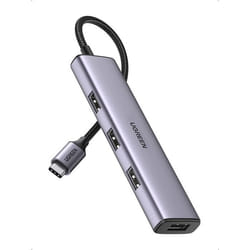 Hub USB-C - Ugreen - 20841 - 4 ports USB 3.0 - Aluminium - Protection intégrée