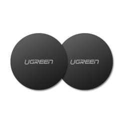 Ugreen - Plaque métallique pour supports de téléphone magnétiques, smartphone, noir set de 2 pcs.