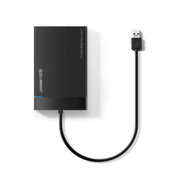Ugreen 30847 Boîtier de disques de stockage Boîtier disque dur/SSD Noir 2.5"