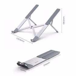 Support PC Portable - Ugreen - Aluminium Ventilé - 8 à 17.3 pouces - 5 Positions - Ajustable