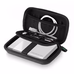 Ugreen 40707, Étui, EVA (Acétate de vinyle d'éthylène), Noir, 2.5", Toutes marques, Résistant aux chocs, Imperméable
