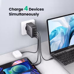 Ugreen 40747 chargeur d'appareils mobiles Universel Noir Secteur Charge rapide Intérieure - Vue supplémentaire 4