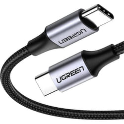 Ugreen 50150 câble USB USB 2.0 1 m USB C Noir, Argent