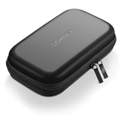 Boitier pour disque dur hdd et accessoires gsm 18x9,5x5,5cm noir