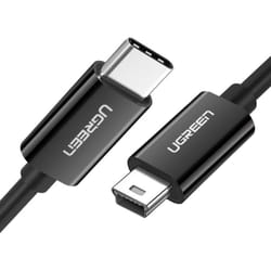 Câble usb-c - miniUSB 480Mbps 1m noir