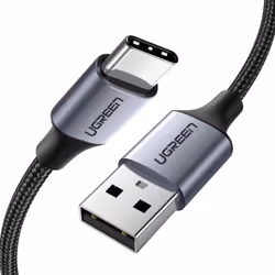 Ugreen 60126, 1 m, USB C, USB A, 0,48 Gbit/s, Noir, Gris