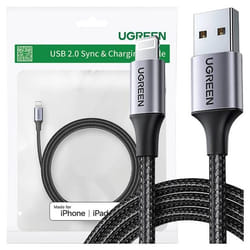 Ugreen 60158 câble Lightning 2 m Noir