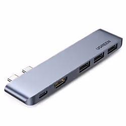 Ugreen 60559, USB 3.2 Gen 1 (3.1 Gen 1) Type-C, Argent, 112 mm, 28 mm, 85 mm