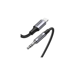 Ugreen 70509 câble de téléphone portable Argent 1 m 3,5mm Lightning