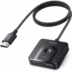Switch HDMI - UGREEN - 4K 60Hz - 2 Entrées 1 Sortie - 18 Gbps - Compatible PS5 PS4