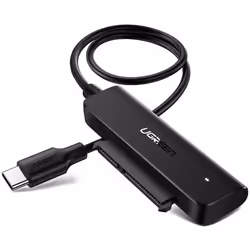 Adaptateur USB C vers SATA - UGREEN - HDD SSD 25 Pouces - 5Gbps - Supporte UASP - Noir
