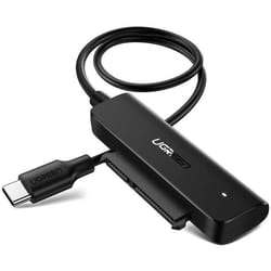 Adaptateur USB C vers SATA - UGREEN - HDD SSD 25 Pouces - 5Gbps - Supporte UASP - Noir