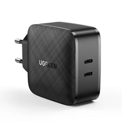Ugreen 70867 chargeur d'appareils mobiles Universel Noir Secteur Charge rapide Intérieure