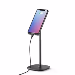 Support Téléphone - UGREEN - Réglable - Aluminium Noir - Compatible Smartphone et iPad Mini - Bureau