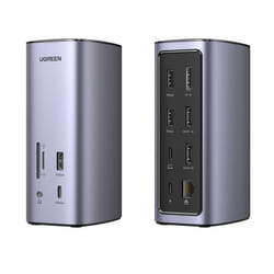 Ugreen USB-C Docking Station 12-in-1 Avec fil Argent