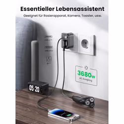 Ugreen 90613 chargeur d'appareils mobiles Universel Noir Secteur Intérieure - Vue supplémentaire 4