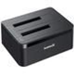 Inateck Dock Disque durs USB 3.0 pour SATA de 25/35 SSD/HDD Compatible UASP Clonage hors ligne 2 Baies Station daccueil