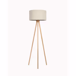 TOMONS FL1002EU, Blanc, Bois, Chambre à coucher, Salon, Bois, 1 ampoule(s), 8 W, LED