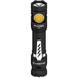 Armytek - Partner C2 Magnet usb Warm led Lampe de poche avec clip ceinture, avec étui à batterie 1020 lm 118 g