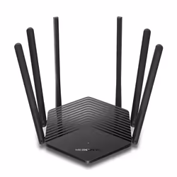 Mercusys MR50G, Wi-Fi 5 (802.11ac), Bi-bande (2,4 GHz / 5 GHz), Ethernet/LAN, Noir, Routeur portable