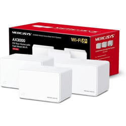 WiFi 6 Mesh AX3000 Mbps - MERCUSYS Halo H80X (3-Pack) - Couverture jusquà 650 m² - 3 Ports Ethernet Gigabit jusquà150 Appareils