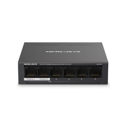 Mercusys MS106LP commutateur réseau Géré Fast Ethernet (10/100) Connexion Ethernet, supportant l'alimentation via ce port (PoE) Noir