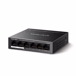 Mercusys MS106LP commutateur réseau Géré Fast Ethernet (10/100) Connexion Ethernet, supportant l'alimentation via ce port (PoE) Noir
