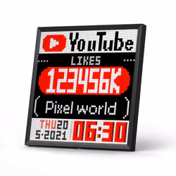 Divoom Pixoo64 cadre photos numériques Noir Wifi