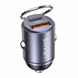 Chargeur USB - Usams - C38 - Type-C - Charge rapide - 30 W pour voiture