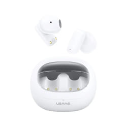 Usams Écouteurs True Wireless Bluetooth 5.3 au Design Élégant Blanc