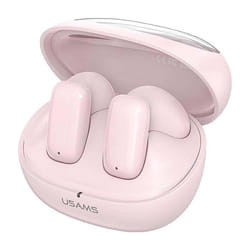 Écouteurs TWS - USAMS - Rose champagne - Bluetooth 5.3 - Autonomie 5h - Commandes tactiles