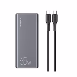 Usams Powerbank Portable Pour Téléphone Ordinateur Portable Tablette Usb Pd Qc3 0 65W Noir