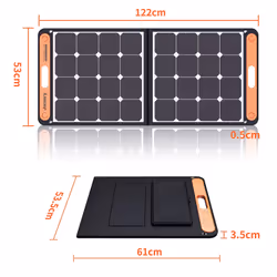 Jackery SolarSaga 100 Panneau solaire 100 W Silicium monocristallin