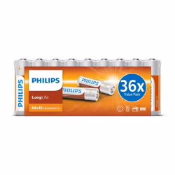 Piles Philips Alcalines AA LR06 : Performance et Durabilité Le pack de 36 piles alcalines AA LR06 Philips offre une énergie f ...