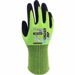 Wonder Grip® WG-320G Thermo Lite est un gant à double revêtement en latex, construit sur une doublure en acrylique brossé et  ...