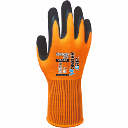 Wonder Grip WG-320, Gants d'atelier, Noir, Orange, M, SML, Adulte, Adulte