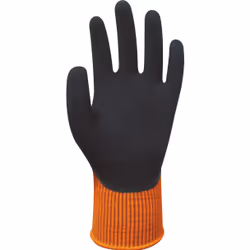 Wonder Grip WG-320 Gants d'atelier Noir, Orange Acrylique, Latex, Spandex 1 pièce(s)